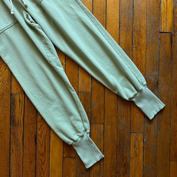 Big Bud Press Oversized Balloon Leg Jogger Sweatpants Women XS Green Mint. - Picture 3 of 8